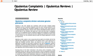 Opulentuscomplaint.blogspot.in thumbnail