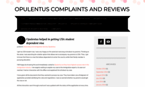 Opulentuscomplaintsandreviews.wordpress.com thumbnail