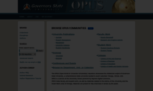 Opus.govst.edu thumbnail