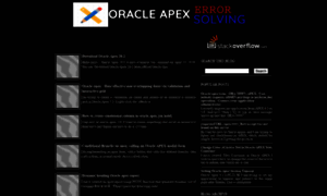 Oracle-apex-error-solving.blogspot.com thumbnail