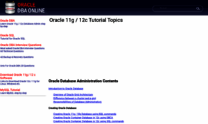 Oracle-dba-online.com thumbnail
