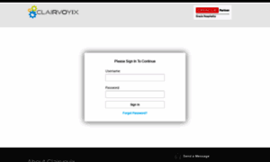 Oracle.clairvoyixcontact.com thumbnail