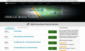 Oraclearena.ticketoffices.com thumbnail