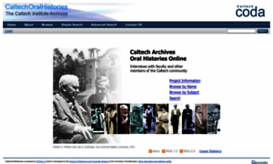 Oralhistories.library.caltech.edu thumbnail