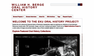 Oralhistory.eku.edu thumbnail