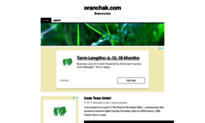 Oranchak.com thumbnail