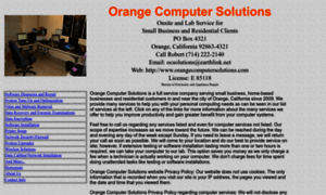 Orangecomputersolutions.com thumbnail