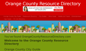 Orangecountyresourcedirectory.com thumbnail
