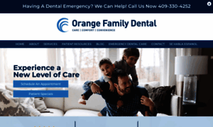 Orangefamdental.com thumbnail