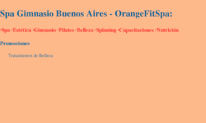 Orangefitspa.com.ar thumbnail