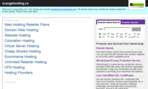 Orangehosting.ca thumbnail