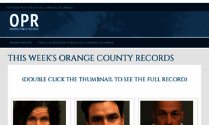 Orangepublicrecords.com thumbnail