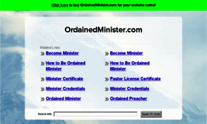 Ordainedminister.com thumbnail