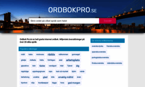 Ordbokpro.se thumbnail