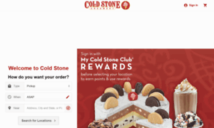 Order.coldstonecakes.com thumbnail