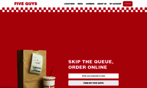 Order.fiveguys.ie thumbnail