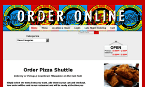Order.pizzashuttle.com thumbnail