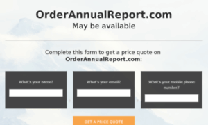 Orderannualreport.com thumbnail