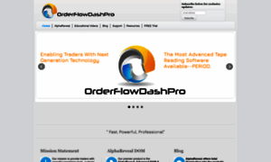 Orderflowdashpro.com thumbnail