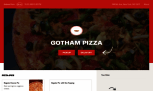 Ordergothampizzamenu.com thumbnail