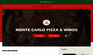 Ordermontecarlopizza.com thumbnail