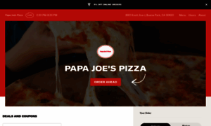 Orderpapajoespizzaca.com thumbnail