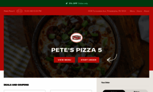 Orderpetespizza.com thumbnail