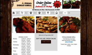 Orderpoojaindiangrill.com thumbnail