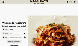 Orders.maggianos.com thumbnail