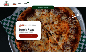 Ordersamspizza.com thumbnail