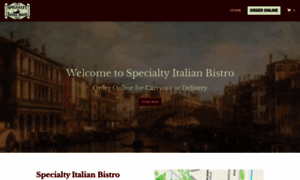 Orderspecialtyitalianbistro.com thumbnail