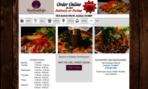 Ordersuthathipthairestaurant.com thumbnail