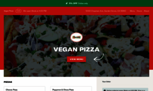 Orderveganpizzamenu.com thumbnail