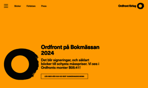 Ordfrontforlag.se thumbnail
