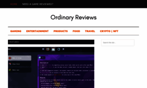 Ordinaryreviews.com thumbnail