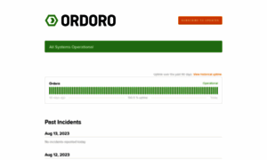 Ordoro.statuspage.io thumbnail