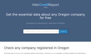 Oregon.intercreditreport.com thumbnail