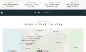 Oregon.winecountry.com thumbnail