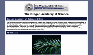 Oregonacademyscience.org thumbnail