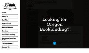 Oregonbookbindingcompany.com thumbnail