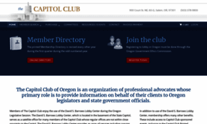 Oregoncapitolclub.org thumbnail