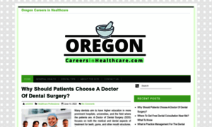 Oregoncareersinhealthcare.com thumbnail