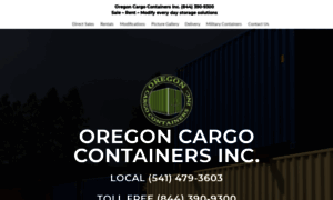 Oregoncargocontainers.com thumbnail