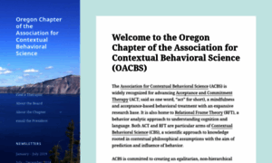 Oregoncontextualscience.org thumbnail