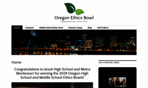Oregonethicsbowl.org thumbnail