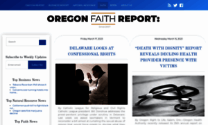 Oregonfaithreport.com thumbnail