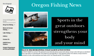 Oregonfishingnews.com thumbnail