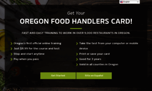 Oregonfoodhandler.com thumbnail