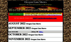 Oregongunshows.com thumbnail