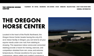 Oregonhorsecenter.com thumbnail